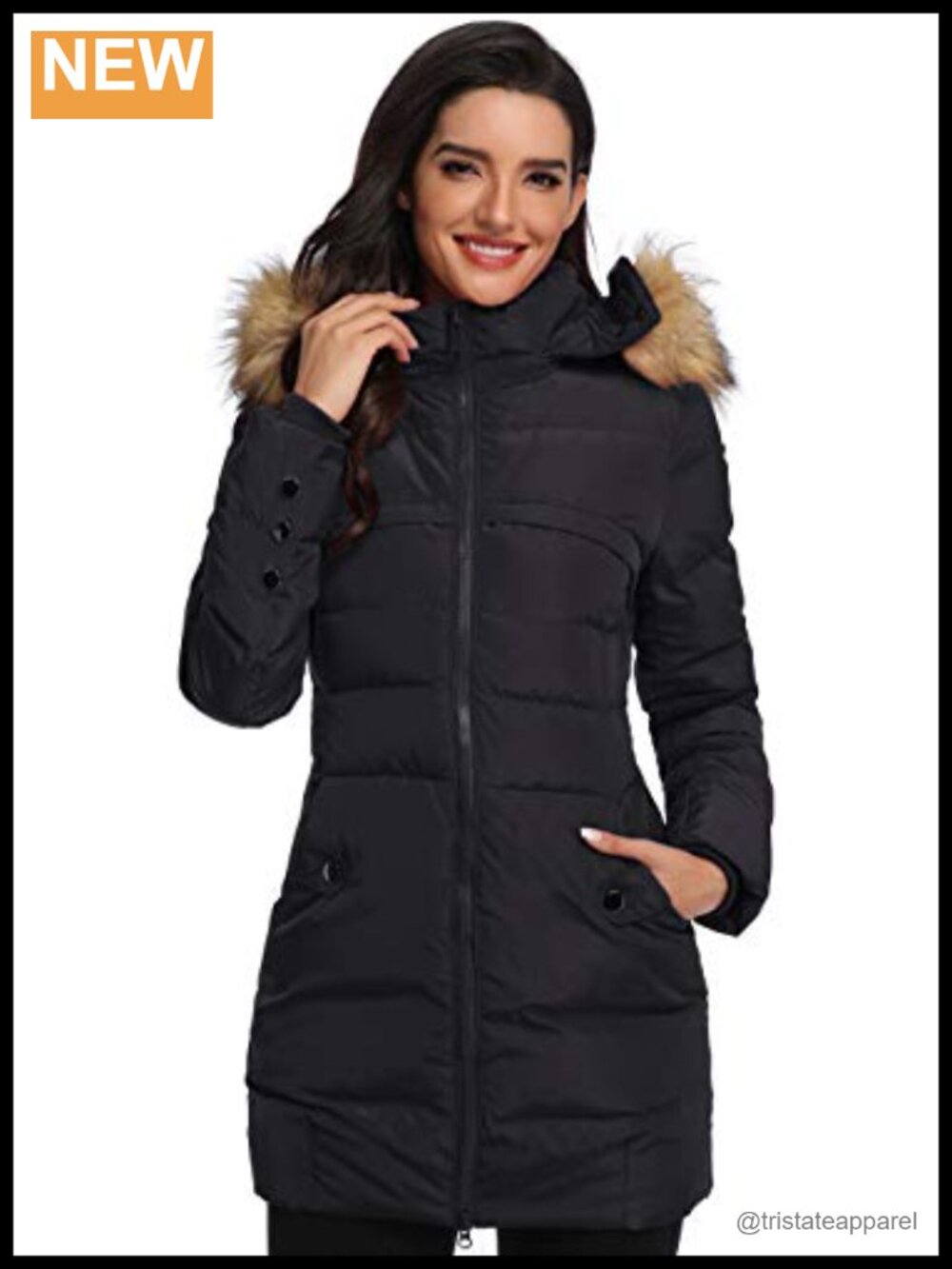 Women's Hooded Long Down Parka Thickened Puffer Jacket Winter Coat